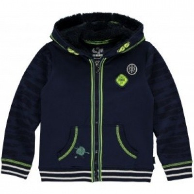 Quapi boys Linus Hooded Cardigan Navy Quapi boys Linus Hooded Cardigan Navy
