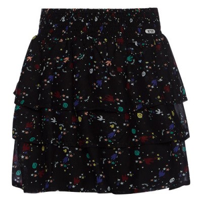 Retour denim skirt Yelka black all over print Retour denim skirt Yelka black all over print