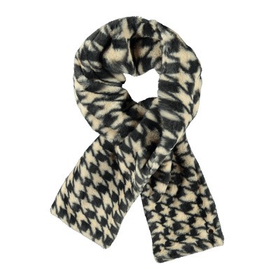 Flo sjaal fluffy Pied de poule grijs Flo sjaal fluffy Pied de poule grijs