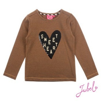 Jubel Longsleeve Sweatheart Leopard - Lipstick Khaki Jubel Longsleeve Sweatheart Leopard - Lipstick Khaki