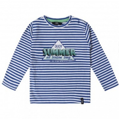 Beebielove boys long sleeve summer blue stripe Beebielove boys long sleeve summer blue stripe