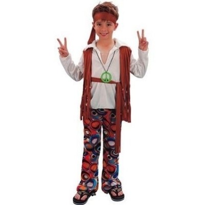 Foto van Hippie jongen outfit Foto van Hippie jongen outfit