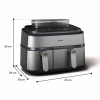 Afbeelding van Tweedekans - Philips 5000 serie NA555/00 - Airfryer - Dubbele mand