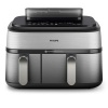 Afbeelding van Tweedekans - Philips 5000 serie NA555/00 - Airfryer - Dubbele mand