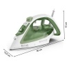 Afbeelding van Tweedekans - Tefal FV5781 Easygliss Eco Stoomstrijkijzer - 2800W - Groen/Wit