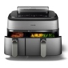 Afbeelding van Tweedekans - Philips 5000 serie NA555/00 - Airfryer - Dubbele mand