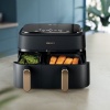 Afbeelding van Philips 3000 serie NA352/00 - Airfryer - 9 Liter - Dubbele mand Zwart