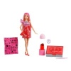 Afbeelding van Barbie Uitpakparty Chic Feestje Pop met Rode Glitters