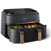 Afbeelding van Philips 3000 serie NA352/00 - Airfryer - 9 Liter - Dubbele mand Zwart