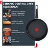 Afbeelding van Tefal Ceramic Control Grey Koekenpan 24 cm - Keramisch Inductie