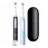 Afbeelding van Oral-B iO Series 3 Duo - Elektrische Tandenborstels - Zwart & Blauw
