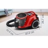 Afbeelding van Bosch Serie 6 BGS41PET - Stofzuiger zonder Zak - ProAnimal Rood
