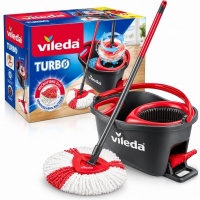 Vileda Turbo Mopset - Vloerwisser met Emmer en Pedaalsysteem - 6L