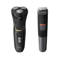 Philips Series 3000 S3333/58 - Scheerapparaat met Multigroomer - Wet & Dry
