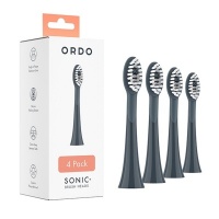 Ordo Sonic Opzetborstel Charcoal Grey Set van 4 Stuks