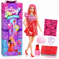 Barbie Uitpakparty Chic Feestje Pop met Rode Glitters