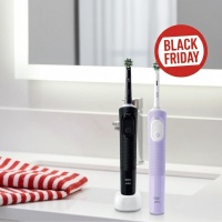 Oral-B Vitality 100 - Duo - Elektrische Tandenborstel - Zwart & Lila