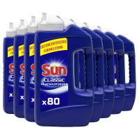 Sun Classic Normaal Vaatwaspoeder - 12 x 80 Wasbeurten - Vlekverwijdering en Milieuvriendelijk