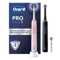 Tweedekans - Oral-B Pro 3 3900 Duo – Elektrische Tandenborstels in Zwart & Roze