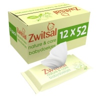 Zwitsal Nature & Care Babydoekjes -12 x 52 Stuks