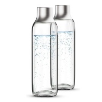 BRITA sodaTRIO glazen fles 2-Pack