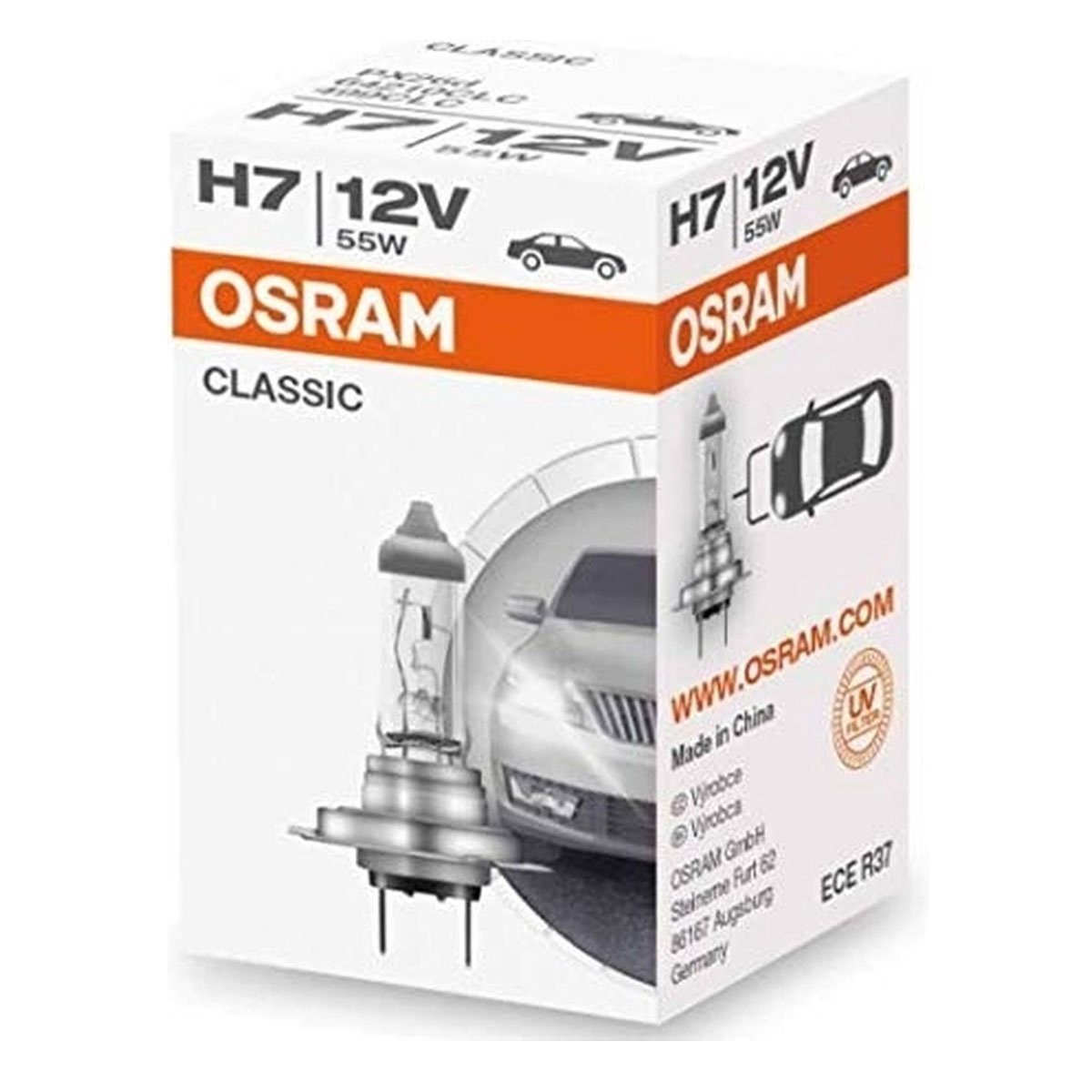 Cora Trousse Lampadine Auto H7 - Set 7 Pezzi Per Fari E Luci Auto, 12V