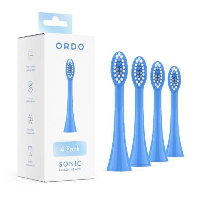 Foto van Ordo Sonic Opzetborstel Arctic Blue Set van 4 Stuks