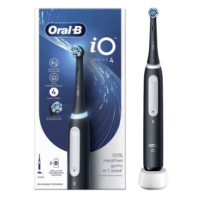 Foto van Oral-B iO4 Elektrische Tandenborstel - Zwart