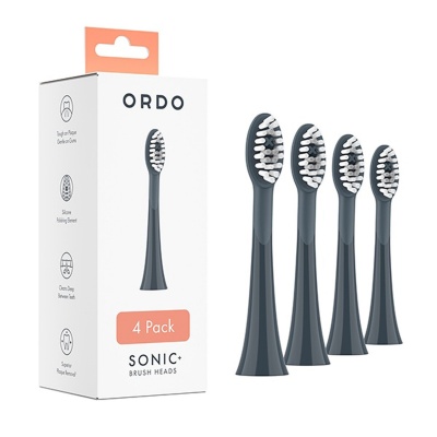 Foto van Ordo Sonic Opzetborstel Charcoal Grey Set van 4 Stuks