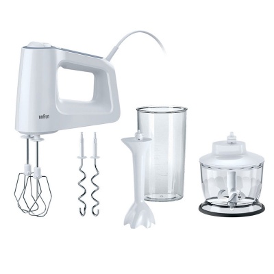 Tweedekans - Braun MultiMix 3 - HM 3135 WH - Handmixer