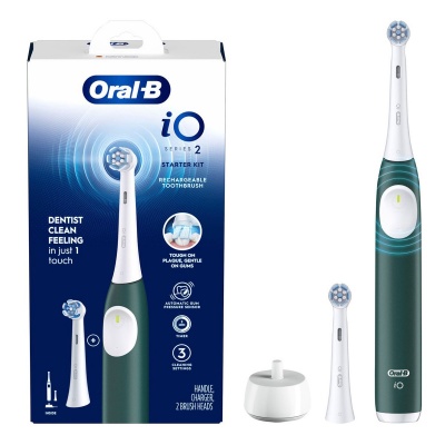 Foto van Oral-B iO Series 2 Clean & Care - Elektrische Tandenborstel - Forest Green