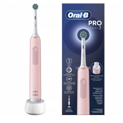 Tweedekans - Oral-B Pro Series 3 3000 - Elektrische Tandenborstel - Roze Tweedekans - Oral-B Pro Series 3 3000 - Elektrische Tandenborstel - Roze