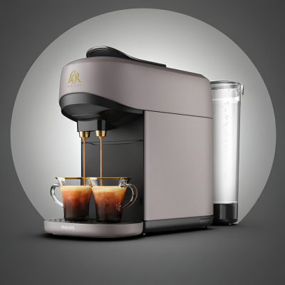 Foto van Philips LM9512/20 - L’OR Barista Absolu - Koffiecupmachine - Grijs