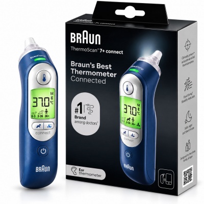 Foto van Braun ThermoScan 7+ Connect Oorthermometer IRT6575NWE