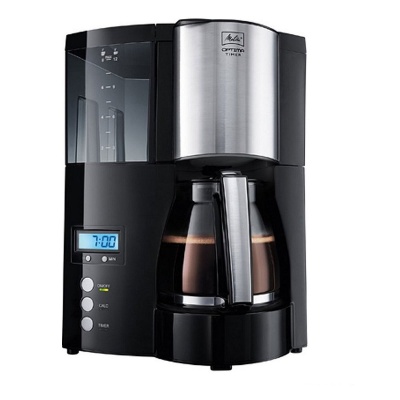 Foto van Melitta Optima Timer 1008-01 Koffiezetapparaat - Zwart