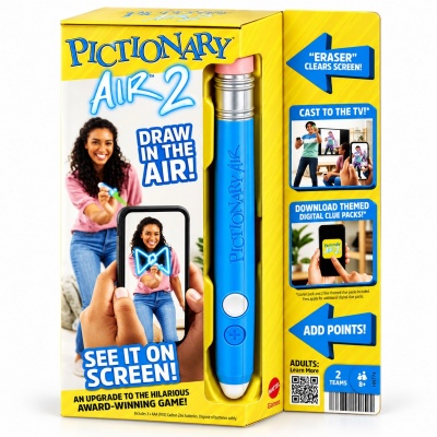 Foto van Mattel Games Pictionary Air 2 - Digitaal Tekenspel