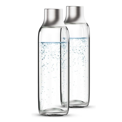 BRITA sodaTRIO glazen fles 2-Pack