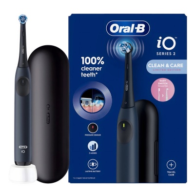 Foto van Oral-B iO Series 2 Clean & Care - Elektrische Tandenborstel - Ocean Blue