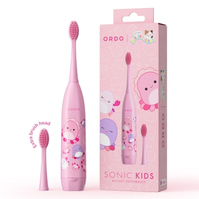 Foto van Ordo Sonic Kids Elektrische Tandenborstel Squishmallows Auggie Roze