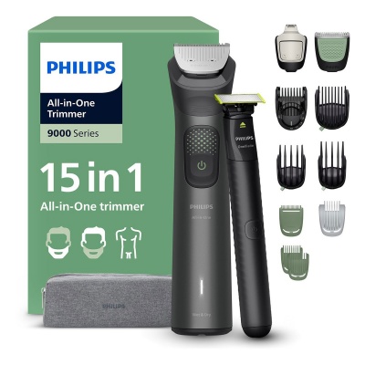 Philips Series 9000 Multigroom MG9531/15 + OneBlade Face Foto van Philips Series 9000 Multigroom MG9531/15 + OneBlade Face