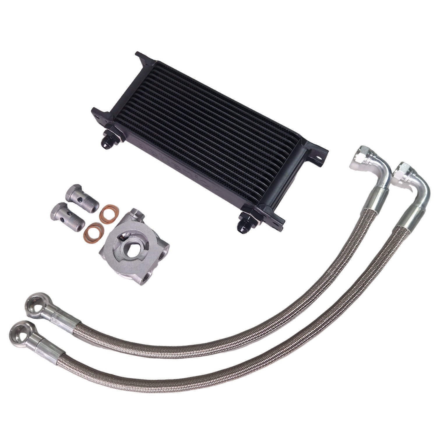 Thermostatic 13- Row Oil Cooler Kit for Mazda Mx-5 Miata