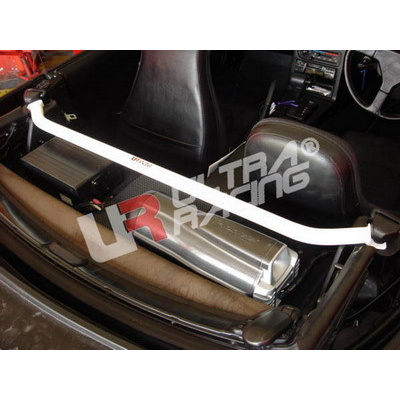 Mazda MX5 NA/NB 90-05 UltraRacing 2-Point C-Pillar Rear Brace / Harness Bar Foto van Mazda MX5 NA/NB 90-05 UltraRacing 2-Point C-Pillar Rear Brace / Harness Bar