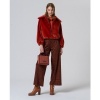Afbeelding van Surkana rechte broek viscose. mix OMUR