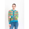 Afbeelding van Kooi vest wolmix turquoise Velsa