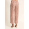 Afbeelding van CMS love broek creme rood viscose ISHA