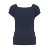 Afbeelding van Zilch top bamboo navy donkerblauw