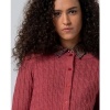 Afbeelding van Surkana vest cardigan pink wolmix Lara 