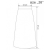 Afbeelding van IVKO rok wolmix off white 262751
