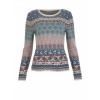 Afbeelding van Dunque trui pullover wol blauw mix 124517