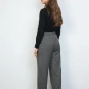 Afbeelding van Tinta broek zwart grijs viscose mix Tapiz